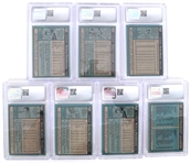 1980 TOPPS BASEBALL CARDS CSG GRADED