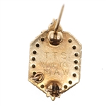 10K YELLOW GOLD HENRY CLAY FRICK BADGE PIN