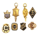 10K GOLD FRATERNAL & SORORITY BADGE PINS