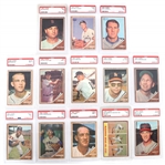 1962 TOPPS BASEBALL CARDS PSA GRADED