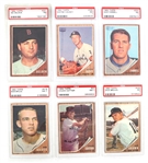 1962 TOPPS BASEBALL CARDS PSA GRADED