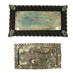 OUR DARLING & OUR FATHER CASKET PLATES