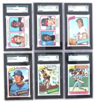 1980 TOPPS BASEBALL CARDS SGC GRADED NM/MT TO GEM