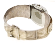 SEIKO WRISTWATCH WITH MEXICAN STERLING SILVER CUFF