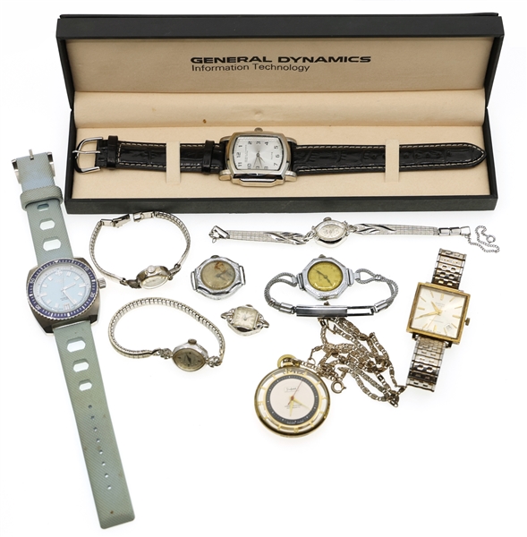 COSTUME POCKET WATCHES & WRISTWATCHES