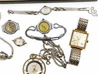 COSTUME POCKET WATCHES & WRISTWATCHES