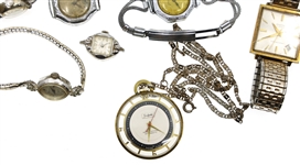 COSTUME POCKET WATCHES & WRISTWATCHES