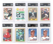 1968-1989 TOPPS BASEBALL CARDS GMA GRADED