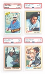 1976-1980 BASEBALL CARDS PSA GRADED 