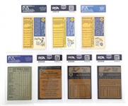 1970-1973 TOPPS BASEBALL CARDS PSA GRADED EX TO NM-MT 