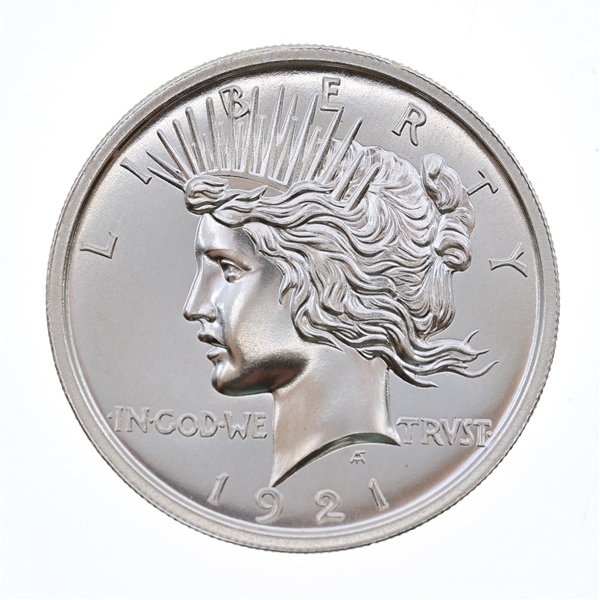 1921 US .999 SILVER 2 TOZ ROUND 