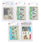 1939-1974 BASEBALL CARDS BECKETT GRADED