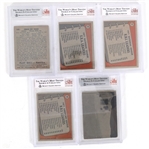 1939-1974 BASEBALL CARDS BECKETT GRADED