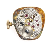 LADIES GRUEN PRECISION 14K GOLD CASE WRIST WATCH 