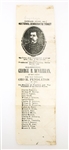 1864 OHIO GEORGE B. MCCLELLAN ELECTION TICKET & TOKEN