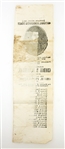 1864 OHIO GEORGE B. MCCLELLAN ELECTION TICKET & TOKEN