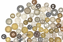 EXONUMIA TRANSIT FARE TOKENS