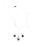 14K WHITE GOLD LAB-CREATED STAR SAPPHIRE JEWELRY
