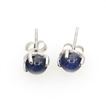 14K WHITE GOLD LAB-CREATED STAR SAPPHIRE JEWELRY