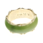 STERLING SILVER TURQUOISE & JADE JEWELRY - RINGS, CUFFS