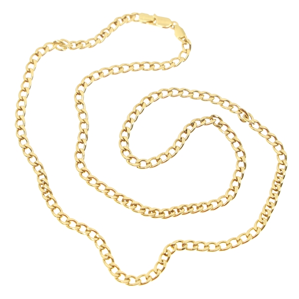 14K YELLOW GOLD CUBAN LINK CHAIN 