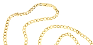 14K YELLOW GOLD CUBAN LINK CHAIN 