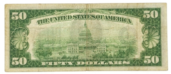 1928 US $100 & $50 FEDERAL RESERVE BANK NOTES