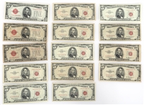 1928-1963 US $5 RED SEAL BANK NOTES