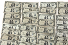 1935-1957 US SILVER CERTIFICATE NOTES 70+ PCS