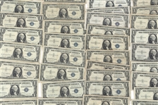 1935-1957 US SILVER CERTIFICATE NOTES 70+ PCS