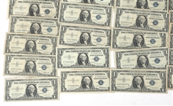 1935-1957 US SILVER CERTIFICATE NOTES 70+ PCS