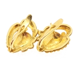 14K YELLOW GOLD JADE EARRINGS