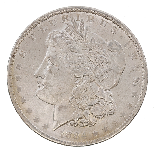 1884-O US SILVER MORGAN DOLLAR COIN BU