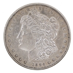 1884-S US SILVER MORGAN DOLLAR COIN 