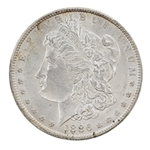 1886 US SILVER MORGAN DOLLAR COIN