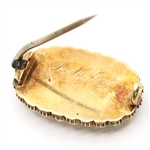 14K YELLOW GOLD VICTORIAN MOURNING BROOCHES