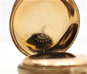 MEN'S HAMPDEN WATCH CO. GOLD FILLED CASE POCKET WATCH