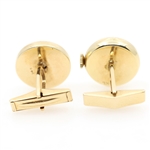 14K YELLOW GOLD CUFFLINKS WITH WATCH