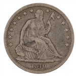 1840-P US SILVER SEATED LIBERTY HALF DOLLAR COIN