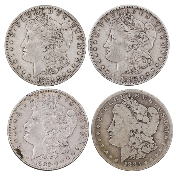 1883-S US SILVER MORGAN DOLLAR COINS