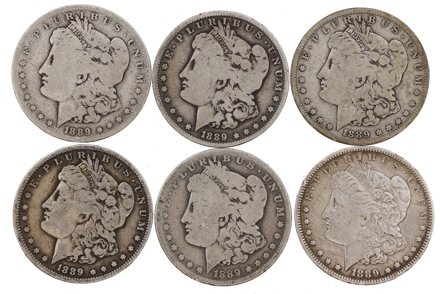 1889-O US SILVER MORGAN DOLLAR COINS