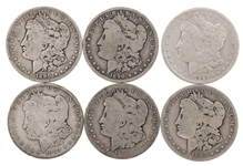 1890-P & 1890-O US SILVER MORGAN DOLLAR COINS