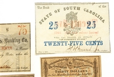 CIVIL WAR ERA US & CSA FRACTIONAL CURRENCY NOTES, BONDS