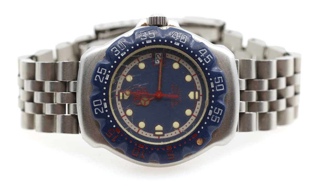 LADIES TAG HEUER F1 SERIES STAINLESS STEEL WRISTWATCH