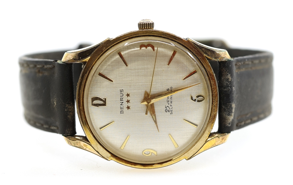 MENS BENRUS 3021 SERIES 3-STAR SELF WINDING WRISTWATCH