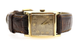 MENS HAMILTON WATCH CO AUTOMATIC GOLD FILLED WRISTWATCH
