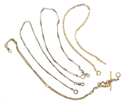 GOLD-FILLED POCKET WATCH FOBS