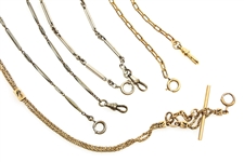 GOLD-FILLED POCKET WATCH FOBS