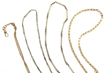 GOLD-FILLED POCKET WATCH FOBS