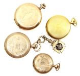 GOLD FILLED CASE POCKET WATCHES - FOR PARTS OR REPAIR
